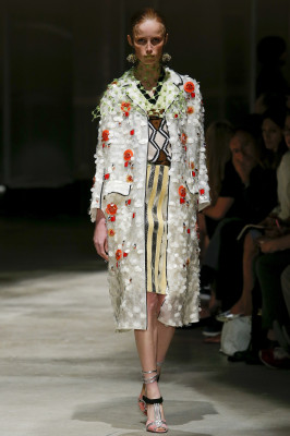 Rianne Van Rompaey - Prada Spring/Summer 2017-2018 Fashion Show in Milan