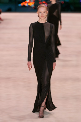 Rianne Van Rompaey - Yves Saint Laurent Fall/Winter 2022 Fashion Show in Paris