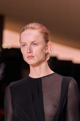 Rianne Van Rompaey - Yves Saint Laurent Fall/Winter 2022 Fashion Show in Paris