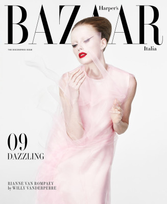 Rianne van Rompaey ~ Harper’s Bazaar Italia February 2024 by Willy Vanderperre