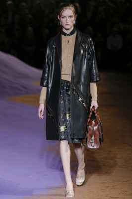 Rianne Van Rompaey - Prada Spring/Summer 2017-2018 Fashion Show in Milan