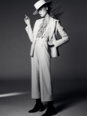 Rianne van Rompaey - Alberta Ferretti Fall/Winter Campaign