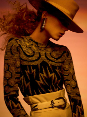 Rianne van Rompaey - Alberta Ferretti Fall/Winter Campaign