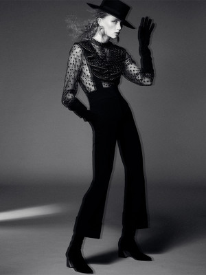 Rianne van Rompaey - Alberta Ferretti Fall/Winter Campaign