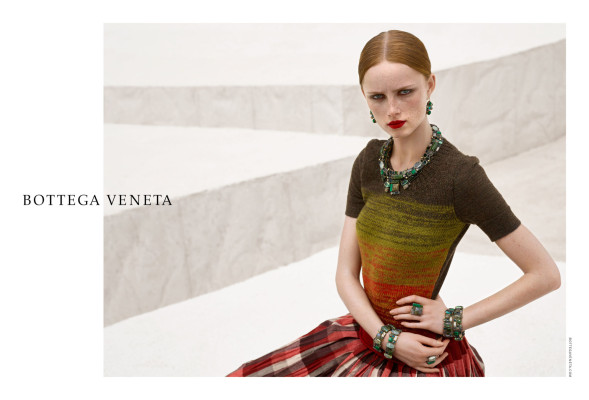 Rianne van Rompaey - for Bottega Veneta Fall/Winter Campaign