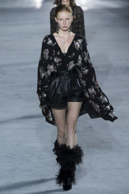 Yves Saint Laurent Spring/Summer 2017 Fashion Show in Paris 
