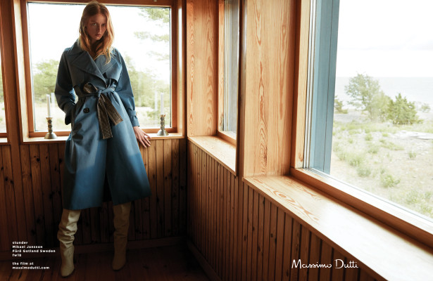 Rianne Van Rompaey - Massimo Dutti Fall Winter Campaign