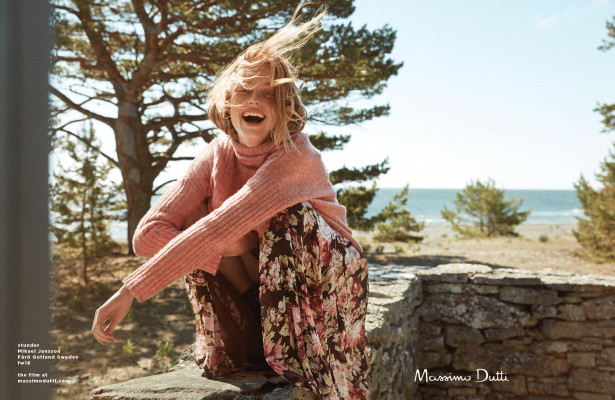Rianne Van Rompaey - Massimo Dutti Fall Winter Campaign