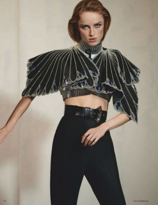 RIANNE VAN ROMPAEY in Vogue Magazin, Germany December 2019