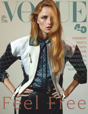 RIANNE VAN ROMPAEY in Vogue Magazin, Germany December 2019