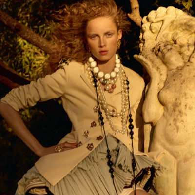 Rianne van Rompaey – Vogue Italia April 2019