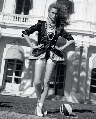 Rianne van Rompaey – Vogue Italia April 2019