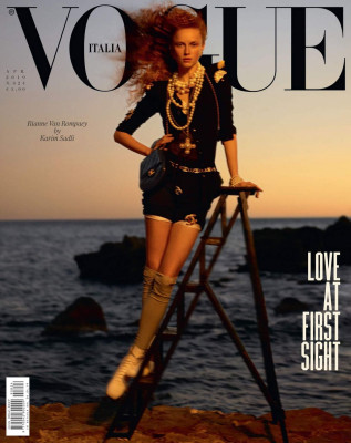 Rianne van Rompaey – Vogue Italia April 2019
