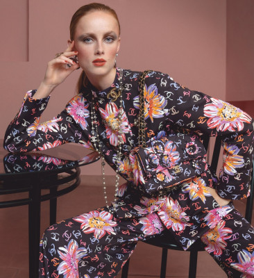 Rianne van Rompaey ~ Chanel S/S 2024 by Inez van Lamsweerde &amp;amp; Vinoodh Matadin