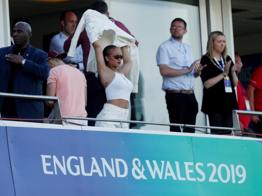 Rihanna - ICC World Cricket Cup, Riverside Ground in Chester-le-Street 07/01/19