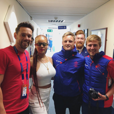 Rihanna - ICC World Cricket Cup, Riverside Ground in Chester-le-Street 07/01/19