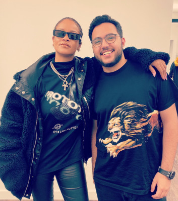 Rihanna - Roc Nation Studio in London 11/04/2019