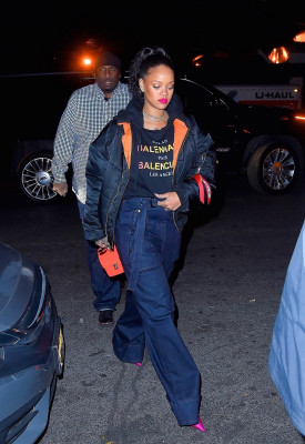 Rihanna in New York 12/08/2017