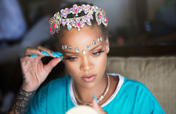 Rihanna at CropOver Carnival in Barbados August 2017