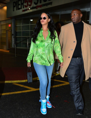 Rihanna - Pier 59 Studios in NY 04/15/2019