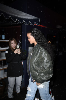 Rihanna - Carbone Restaurant in New York 01/16/2022