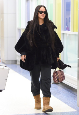 Rihanna Arriving at JFK Airport 02/16/2018