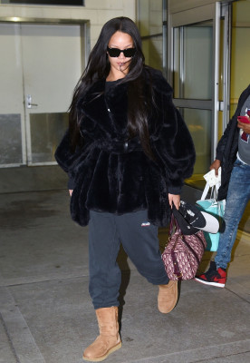 Rihanna Arriving at JFK Airport 02/16/2018