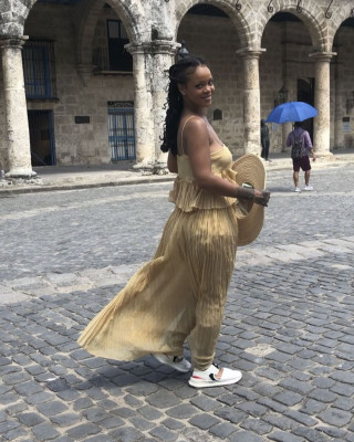 Rihanna in Cuba 08/16/2018