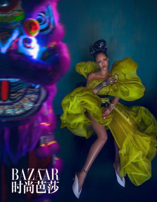 Rihanna by Chen Man for &#039;Harper&#039;s Bazaar China&#039; August 2019