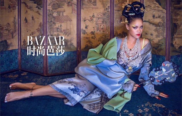 Rihanna by Chen Man for &#039;Harper&#039;s Bazaar China&#039; August 2019