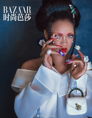 Rihanna by Chen Man for &#039;Harper&#039;s Bazaar China&#039; August 2019
