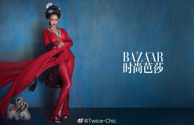 Rihanna by Chen Man for &#039;Harper&#039;s Bazaar China&#039; August 2019
