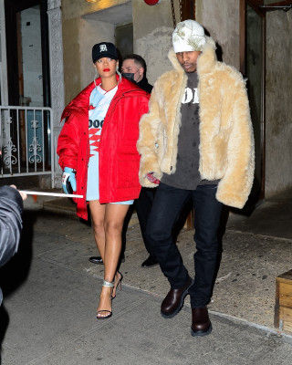 Rihanna - Peasant Restaurant in New York 01/22/2022