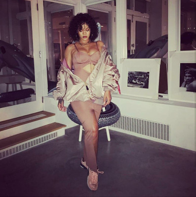 Rihanna in New York 10/22/2017