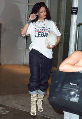 Rihanna - Pier59 Studios in New York 09/24/2021