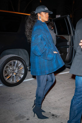 Rihanna - Hotel in New York 01/25/2022