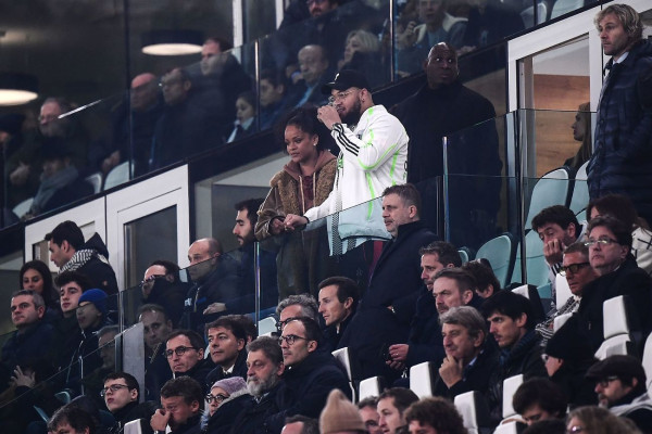 Rihanna - Juventus vs Atletico Madrid Game in Turin 11/26/2019