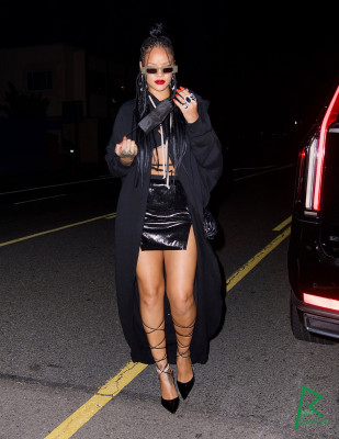 Rihanna - Giorgio Baldi Restaurant in Los Angeles 03/28/2021