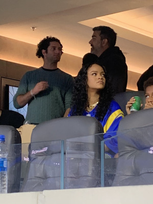 Rihanna - Rams vs. 49ers Game in Inglewood 01/30/2022