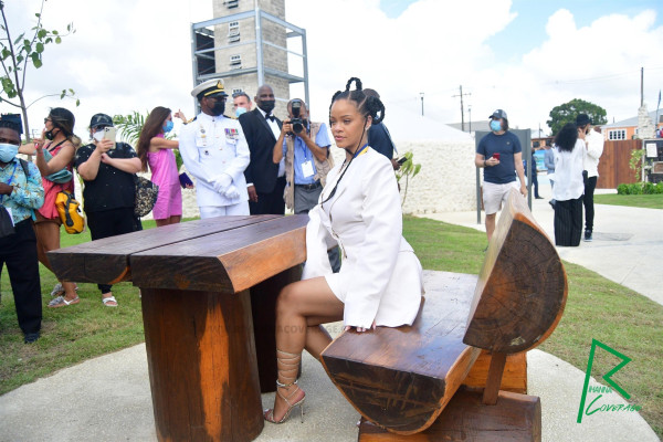 Rihanna-National Independence Honours Ceremony G. Square in Bridgetown 11/30/21