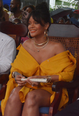 Rihanna at Opening ceremony of new road named Rihanna Drive in Barbados 11/30/17