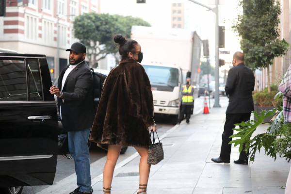 Rihanna - NoMad Hotel in LA 10/31/2010