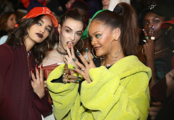 Rihanna at Fenty Puma Fashion Show in Paris
