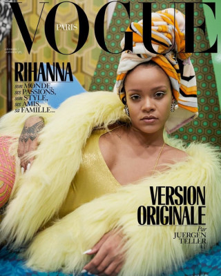 Rihanna Vogue Paris December 2017 January 2018 Cover