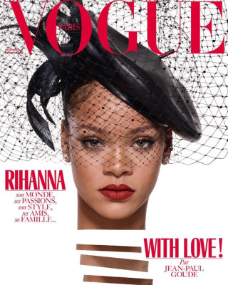 Rihanna Vogue Paris December 2017 January 2018 Cover