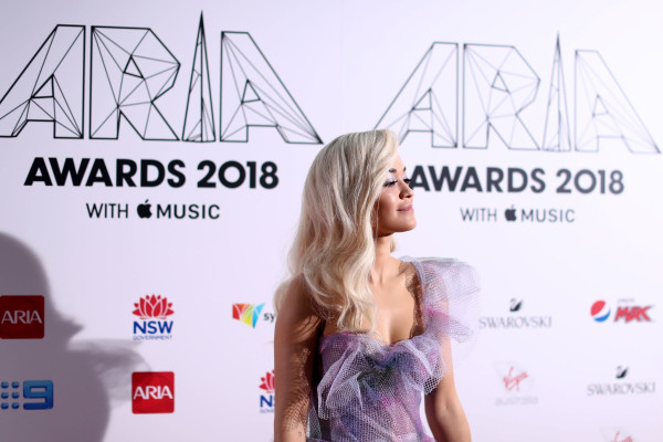 Rita Ora-Aria Award 2018 in Sydney 