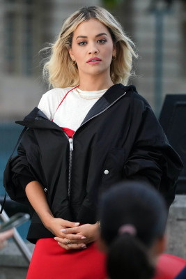 Rita Ora - Rimmel London Advert Shoot in London 07/12/2019