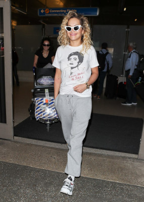 Rita Ora at LAX 04/13/2018