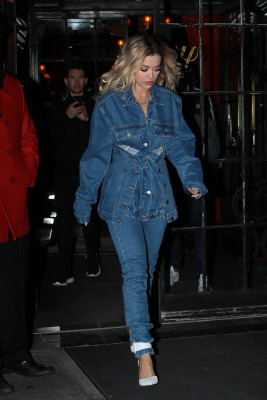 Rita Ora Leaving Hotel in New York 01/25/2018