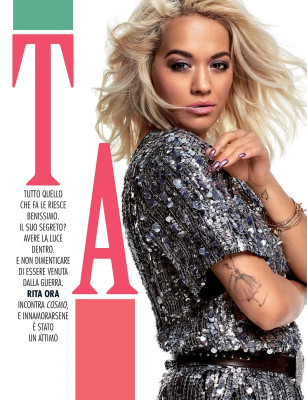 Rita Ora - Cosmopolitan Italia December 2018